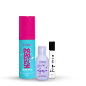 Kit Senthia Everywhere Paradise Edition (Perfume Capilar + Mini Crema + Roll on)