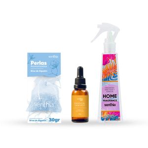 Kit Essence Trio (Home Fragrance + Fragancia para Difusor + Perlas aromatizadas)