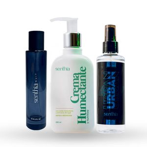 Kit SENTHIA Men 2 (Fragancia de 2 oz + Loción Refrescante + Crema Humectante Personalizada)